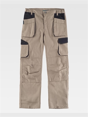 PANTALONI LAVORO MULTITASCHE ELASTICIZZATO